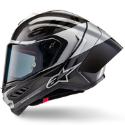 Alpinestars Supertech R10 Element Helm Carbon Schwarz Silber 8200324-1368