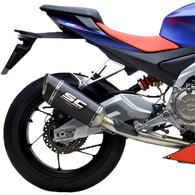 SC-Project Edelstahl Komplettanlage 2-1 SC1-R Aprilia RS 660 (20-24) A23A-KC90