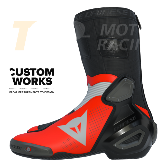 Dainese Axial 2 Air Racing und Straßen Motorradstiefel Herren | Austria Edition | Custom Works