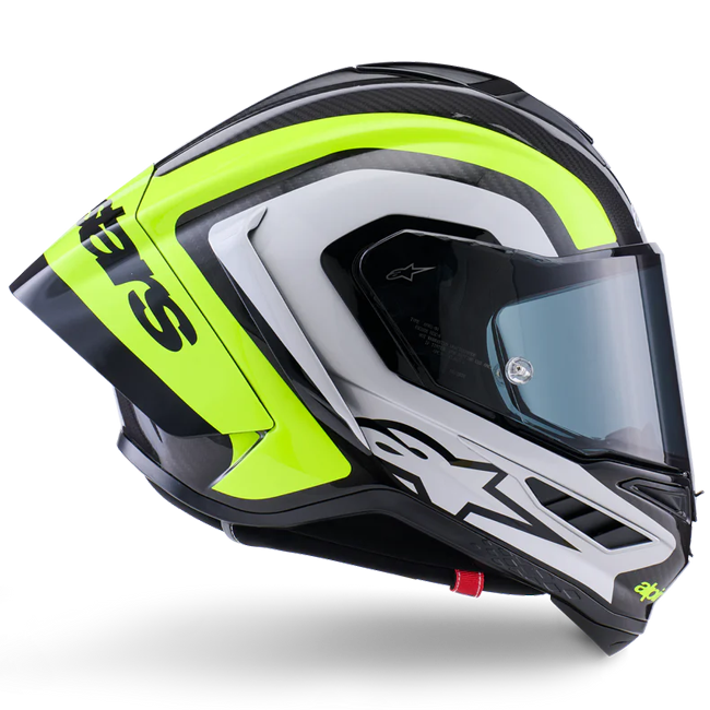 Alpinestars Supertech R10 Helm Arius Gelb Fluo Glanz 8203926-1699