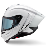 Alpinestars Supertech R10 Solid Helm Weiß Glanz 8200124-2170