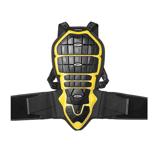 Spidi Back Warrior Rückenprotektor | Herren | Schwarz/Gelb