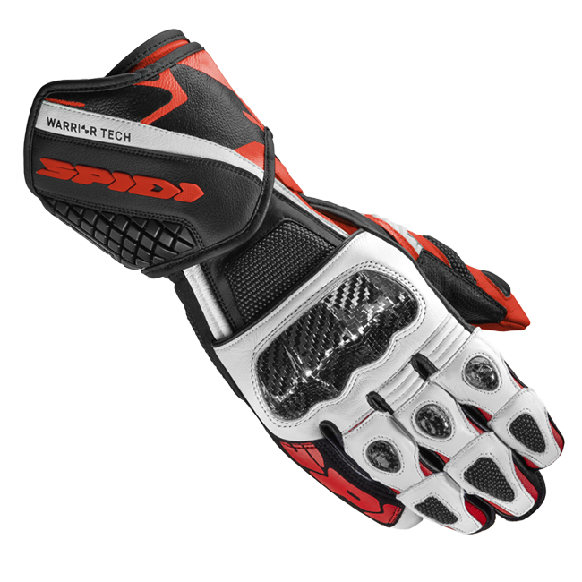 Spidi Carbo 5 Sport Motorrad Lederhandschuhe | Herren | Rot | A185014