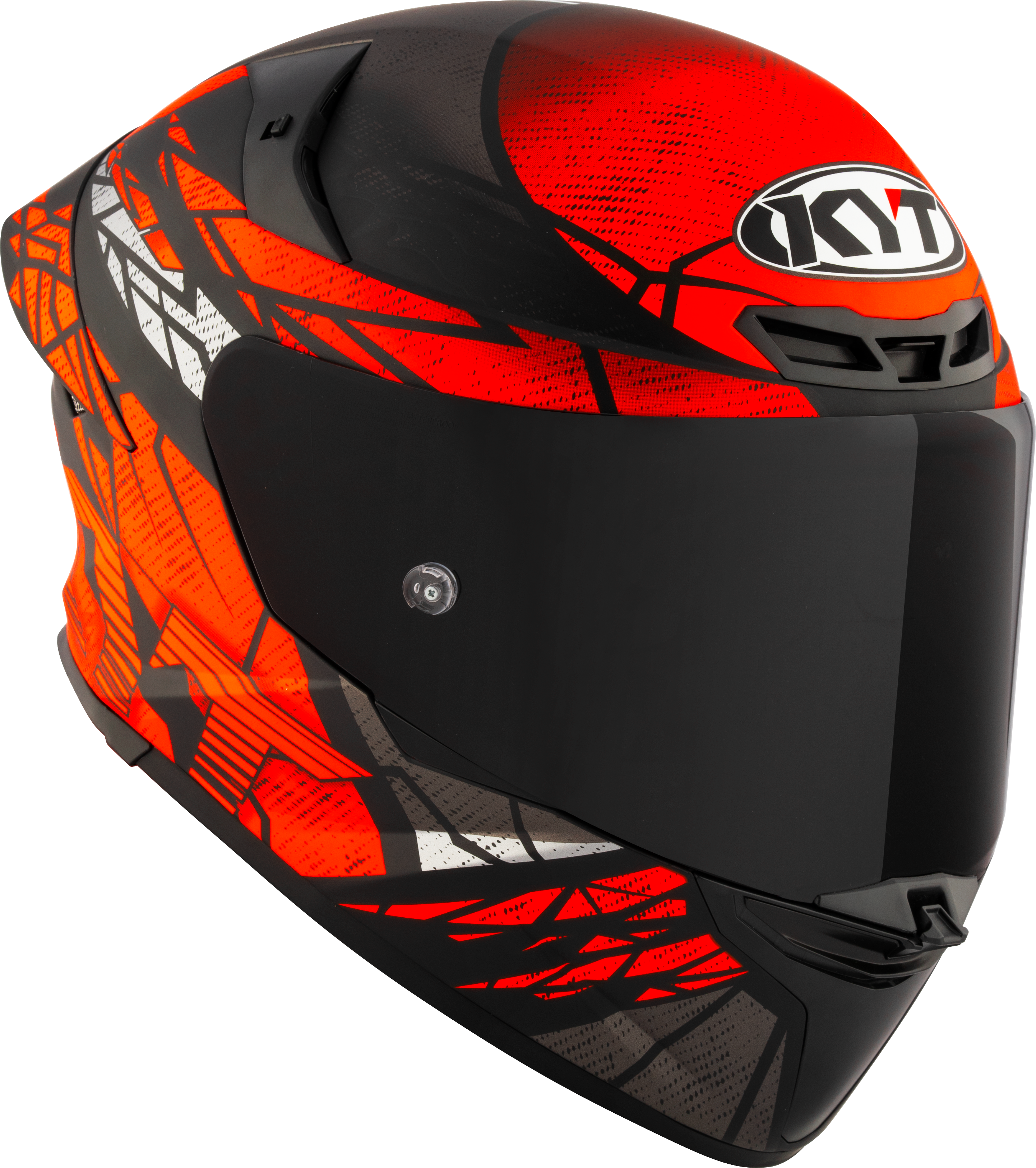 KYT TT-Revo Helm Combustion Red matt Y6TR0038