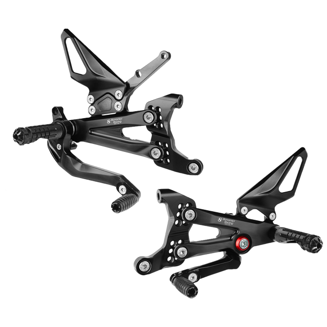 Fußrastenanlage Bonamici Racing Ducati Panigale V4/S/R (18-24) DV4