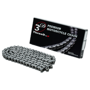 EK Kette 520 VG/3D Chrom NX-Ring offen mit Nietschloss – 110 bis 120 Glieder