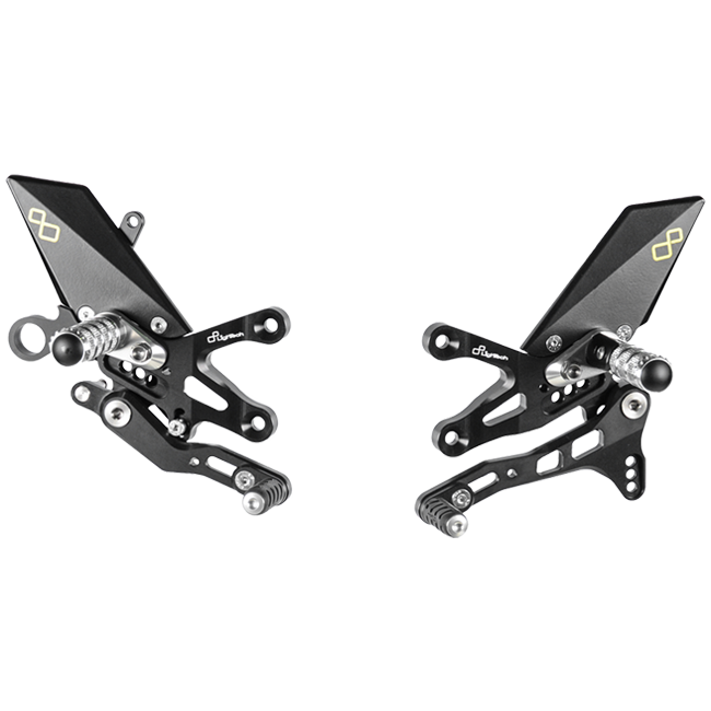 Fußrastenanlage LighTech Aprilia RSV4/Factory/R/RR/RF (09-16) FTRAP004/W