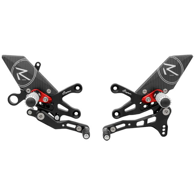 Fußrastenanlage R LighTech Aprilia RSV4/Factory/R/RR/RF (09-16) FTRAP004R