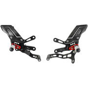 Fußrastenanlage R LighTech Umkehrschaltung Aprilia RSV4/RF/RR/1100 Factory (17-26) FTRAP006R