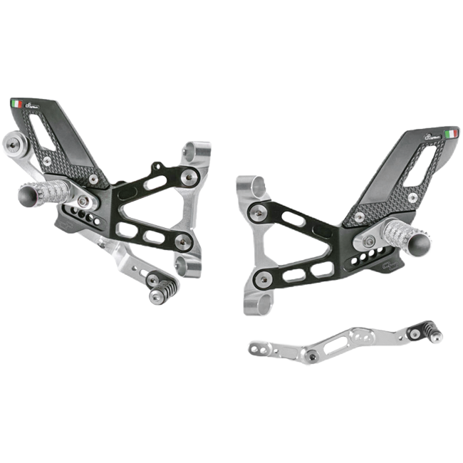 Fußrastenanlage LighTech BMW S1000RR K67 (19-26) FTRBM007/W