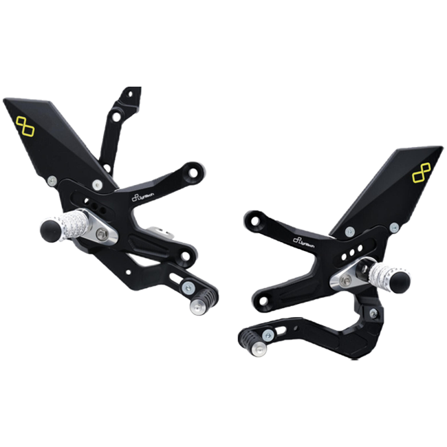 Fußrastenanlage LighTech Kawasaki ZX-10 R/RR (21-26) FTRKA011/W