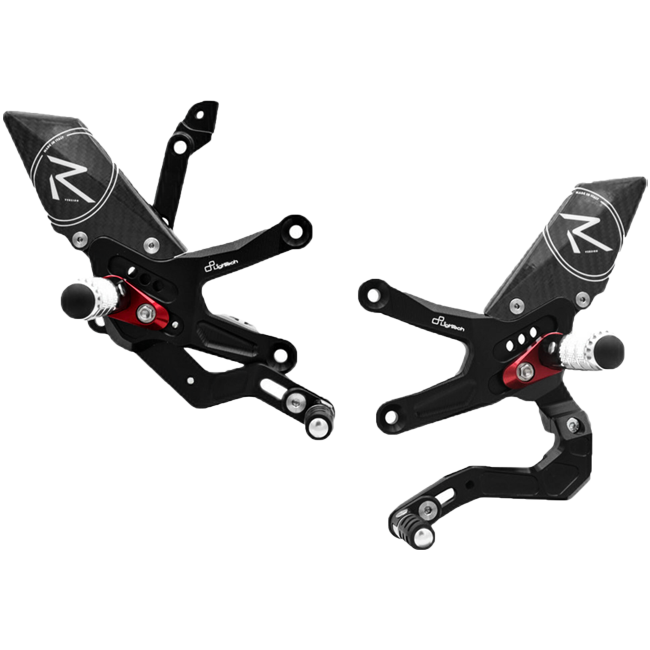 Fußrastenanlage R LighTech Umkehrschaltung Kawasaki ZX-10 R/RR (21-26) FTRKA012R
