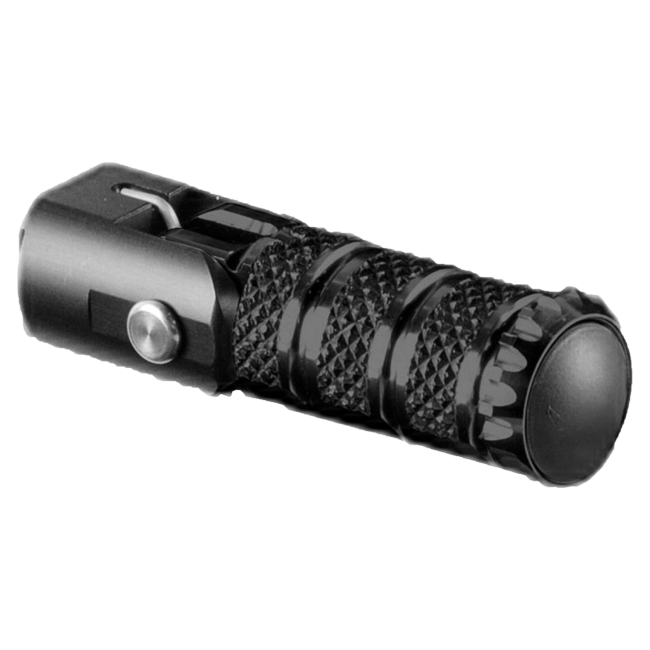 LighTech Ersatz-Fußraste klappbar 76,5 mm – Silber/Schwarz | RFTR249-252