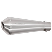 Spark Exhaust Schalldämpfer Universal Megaphone Scotch-Brite Edelstahl G00SI06IM