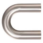Spark Exhaust Rohrbogen Universal 180° U-Bend Ø 45 × 1.0 mm Edelstahl G9115