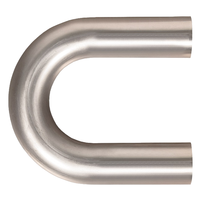 Spark Exhaust Rohrbogen Universal 180° U-Bend Ø 45 × 1.0 mm Edelstahl G9115