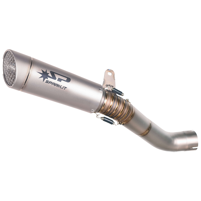Spark Exhaust Slip-On Grid-O Titanium Aprilia RSV4/1100 Factory/RF/RR (17-20) GAP0404