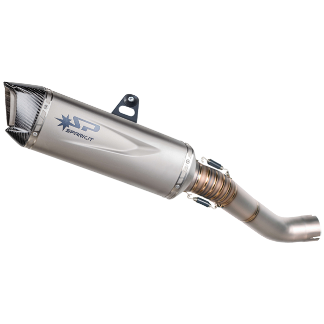 Spark Exhaust Slip-On Force Evo Titanium Aprilia RSV4/1100 Factory/RF/RR (17-20) GAP0407