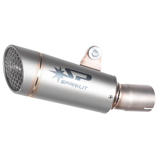 Spark Exhaust Slip-On Grid-O Titanium BMW M1000RR K66 (21-26) GBM0702