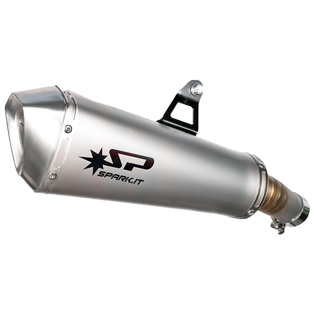Spark Exhaust Slip-On Konix Kawasaki Ninja 400 (18-23) GKA1001T