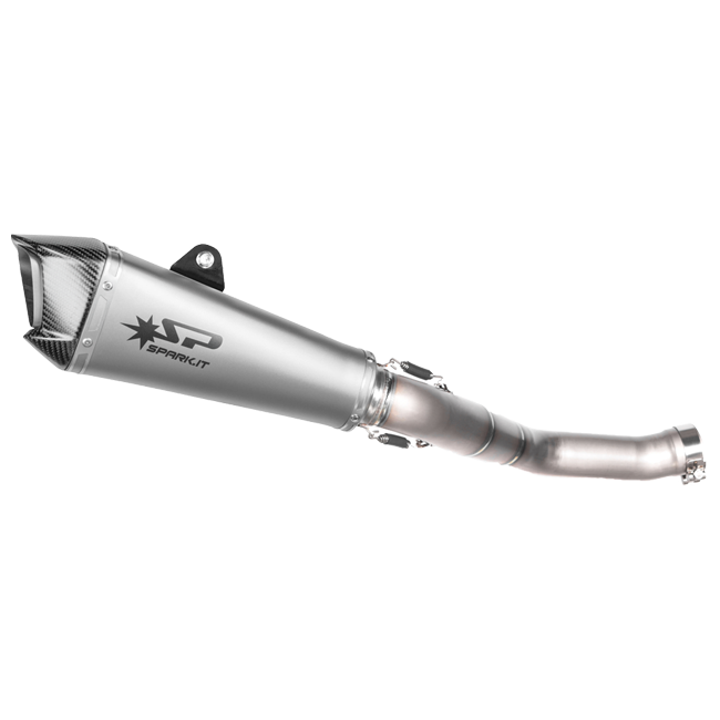 Spark Exhaust Slip-On Konix EVO + KAT-Ersatzrohr Kawasaki ZX-10 R/RR (16-20) GKA8819T