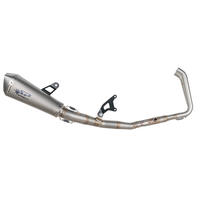 Spark Exhaust Komplettanlage Titanium Konix Kawasaki Ninja 400 (18-23) GKA8824T