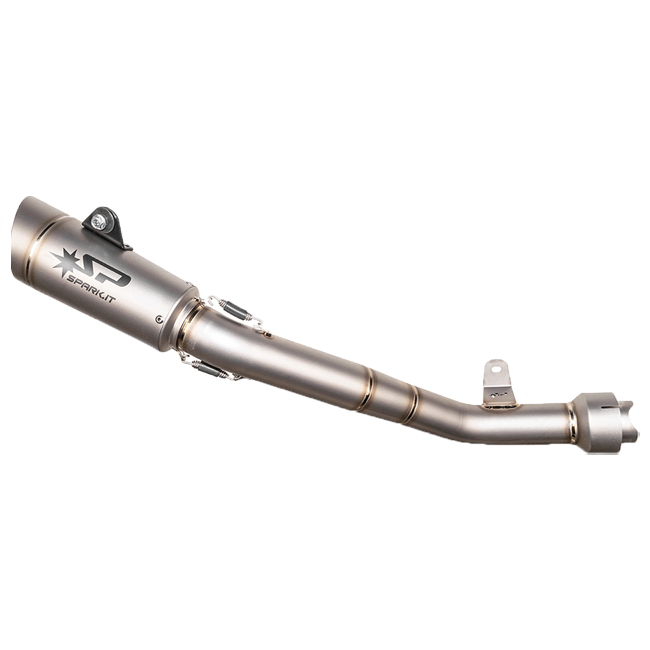 Spark Exhaust Slip-On Grid-O + KAT-Ersatzrohr Kawasaki ZX-10 R/RR (21-25) GKA8843T