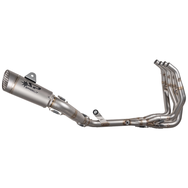 Spark Exhaust Komplettanlage Edelstahl Grid-O Kawasaki ZX-4RR (23-26) GKA8851T