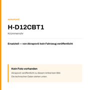 Akrapovic Krümmerrohr H-D12CBT1 — Platzhalter, kein Herstellerfoto verfügbar