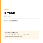 Akrapovic Krümmerrohr Yamaha R6 (16-26) H-Y6R8 — Platzhalter, kein Herstellerfoto verfügbar