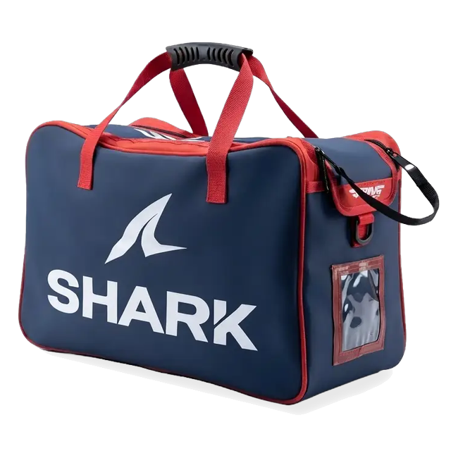 Shark Aeron GP FIM 2 MotoGP rot chrom DRU HE4180 — Seitenansicht