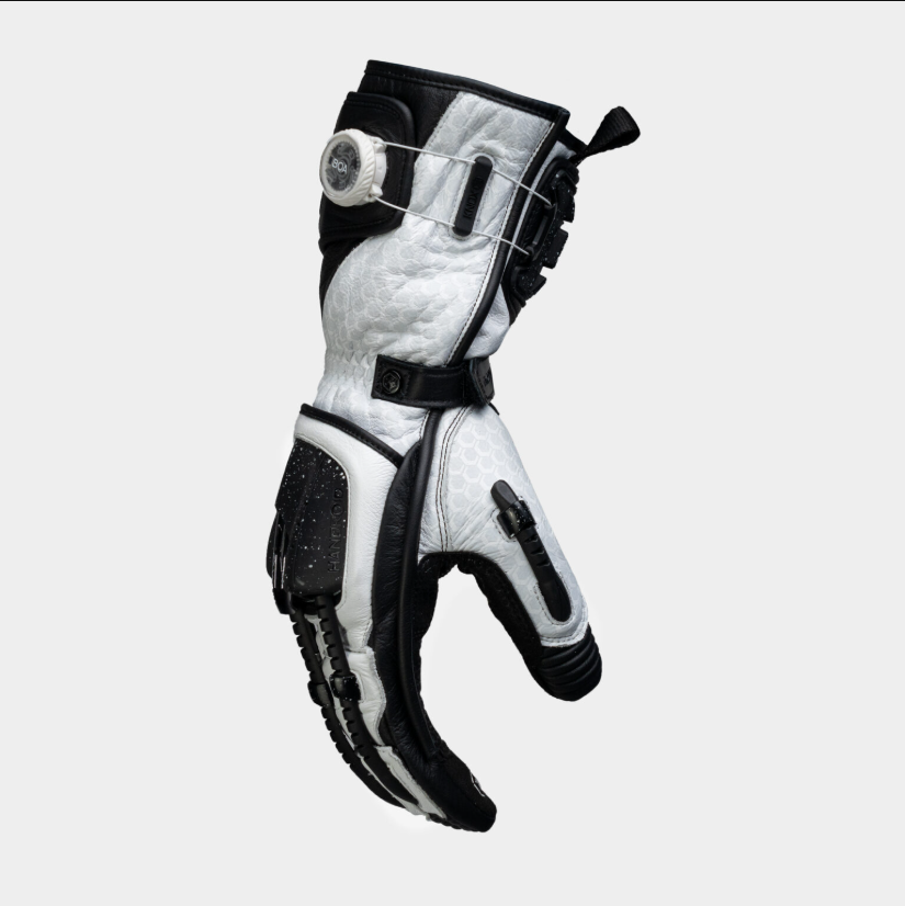 Knox Handroid MK5 Racing Lederhandschuhe | Herren | Schwarz/Weiß | 11769404101