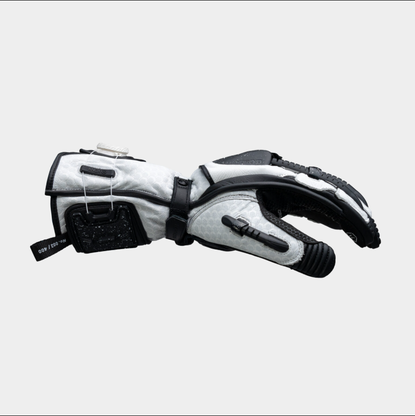 Knox Handroid MK5 Racing Lederhandschuhe | Herren | Schwarz/Weiß | 11769404101
