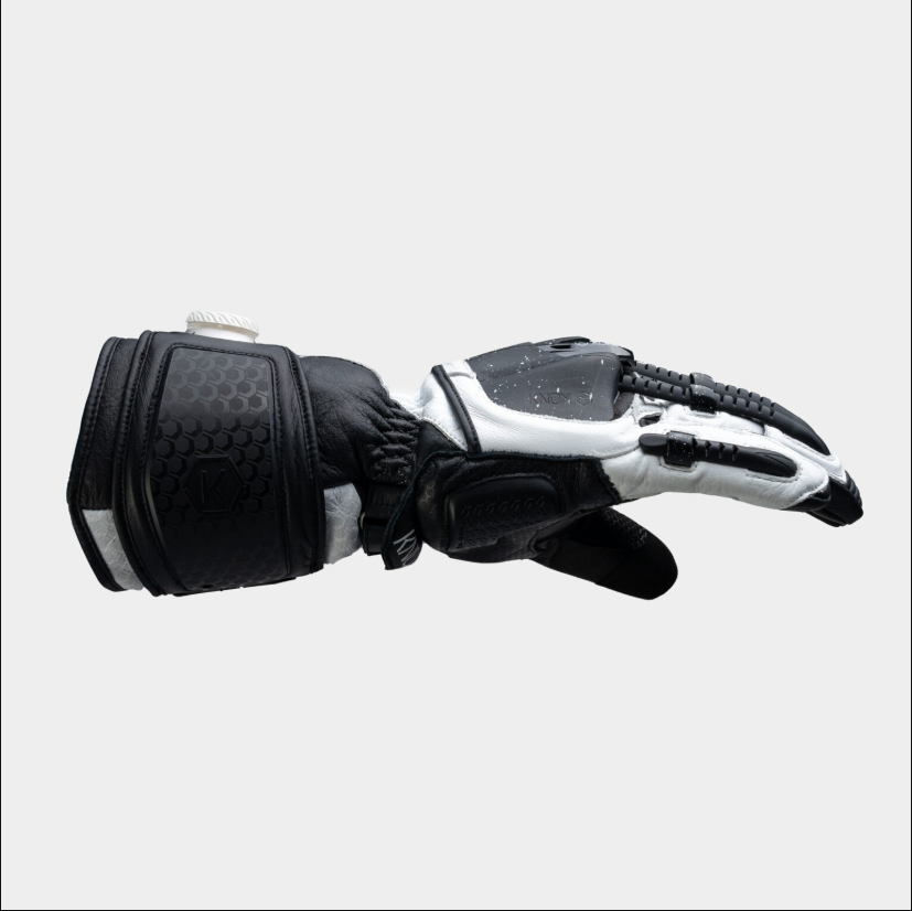 Knox Handroid MK5 Racing Lederhandschuhe | Herren | Schwarz/Weiß | 11769404101