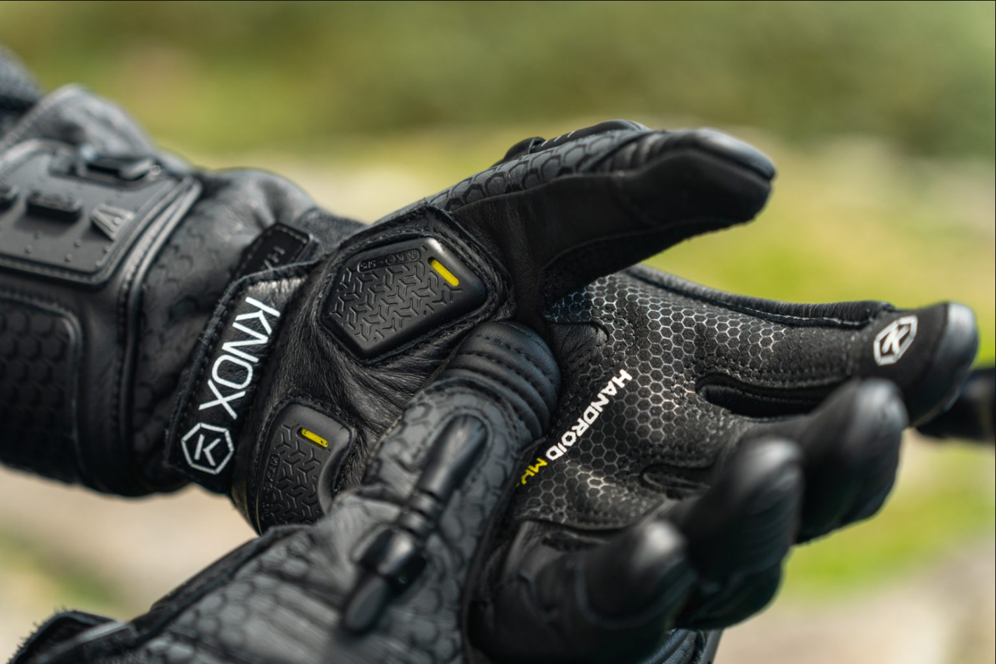 Knox Handroid MK5 Racing Lederhandschuhe | Herren | Schwarz | 11769404100