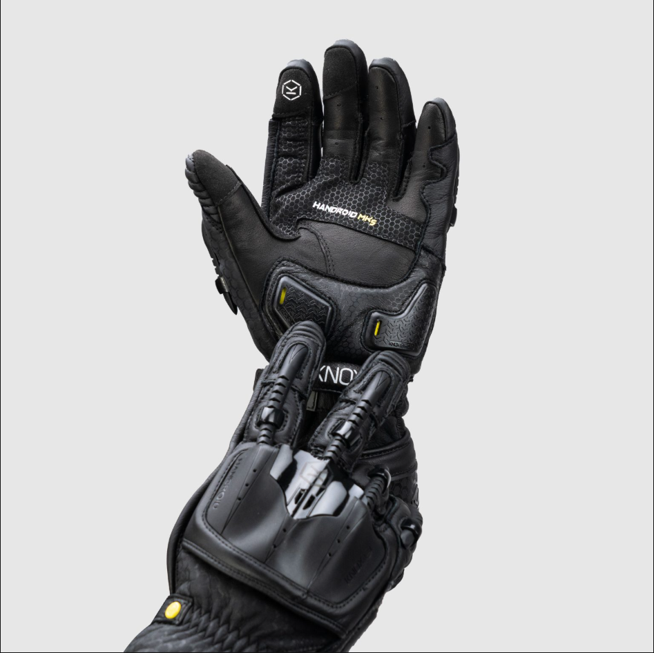 Knox Handroid MK5 Racing Lederhandschuhe | Herren | Schwarz | 11769404100