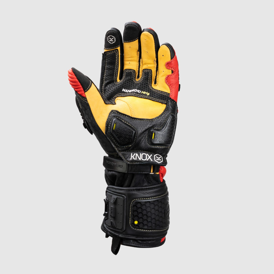 Knox Handroid MK5 Racing Lederhandschuhe | Herren | Rot | 11769404105