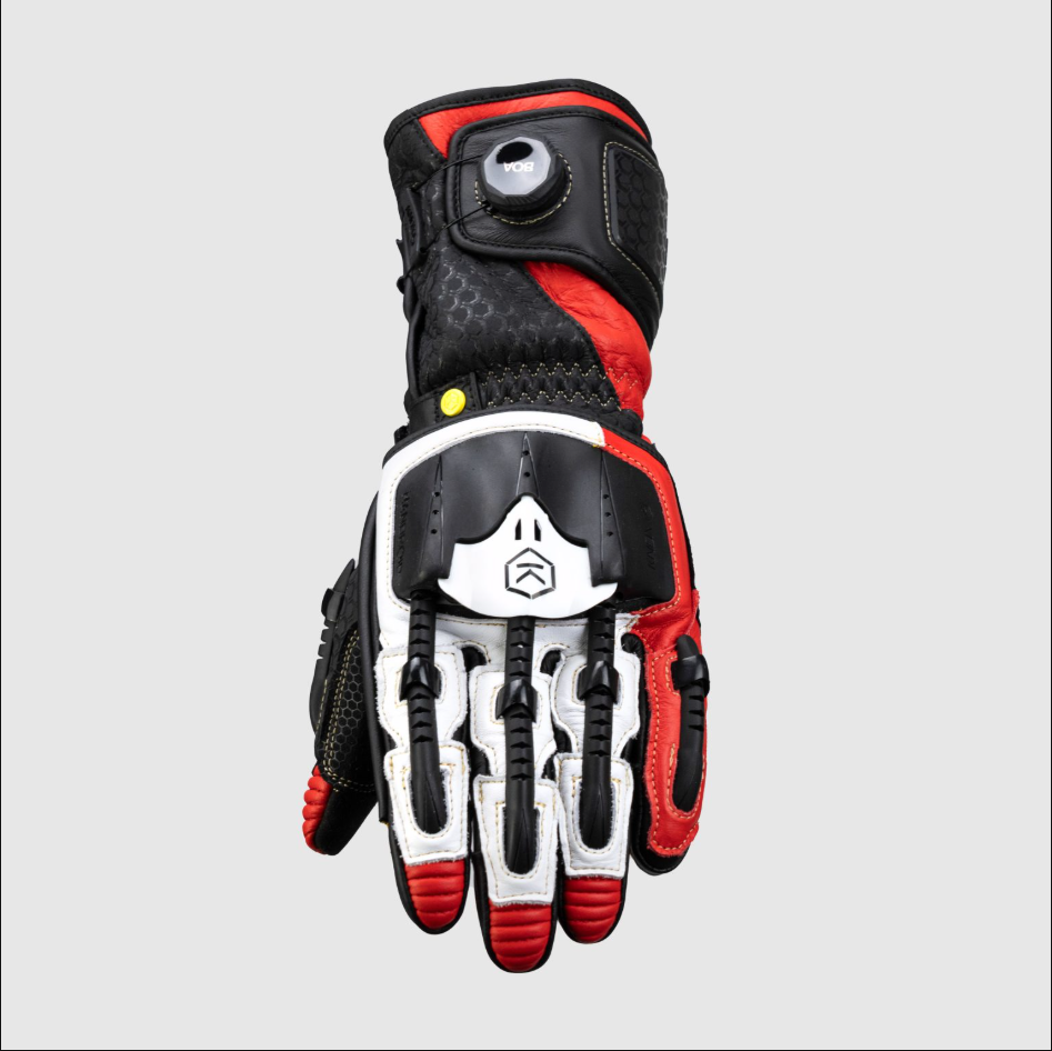 Knox Handroid MK5 Racing Lederhandschuhe | Herren | Rot | 11769404105
