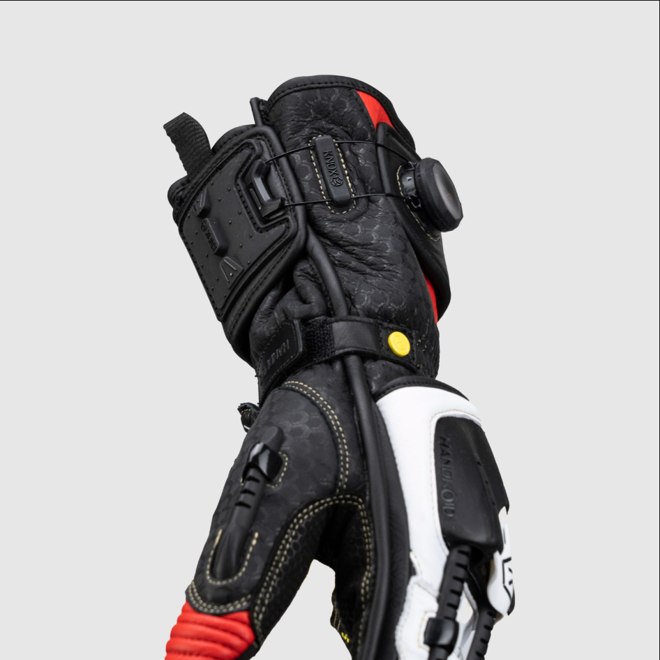 Knox Handroid MK5 Racing Lederhandschuhe | Herren | Rot | 11769404105