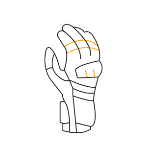 1x CARBO FIT Handschuhpaar