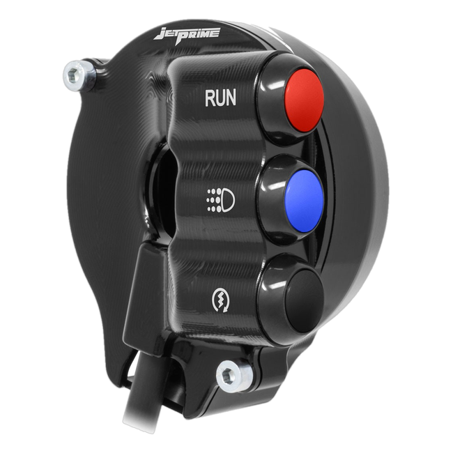 Gasgriffgehäuse mit integriertem Lenkerschalter JetPrime Aprilia RSV4 RF (17-18) JP CO AP009RV