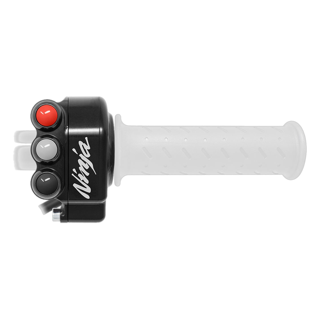 Gasgriffgehäuse mit integriertem Lenkerschalter JetPrime Kawasaki Ninja ZX-10RR (21-25) JP CO KA054