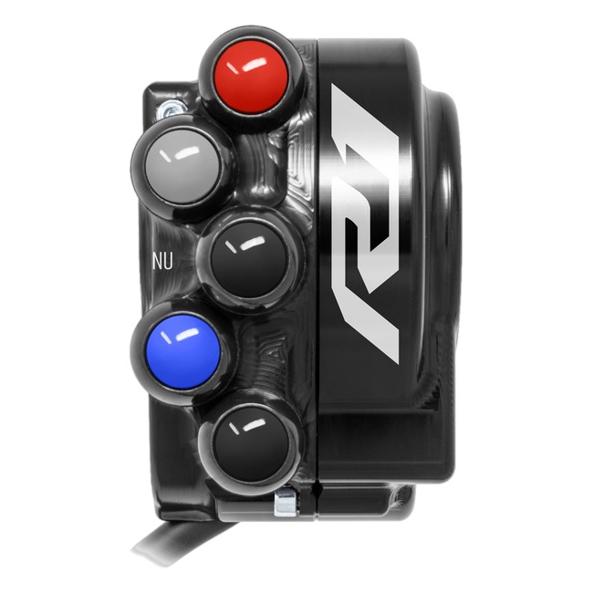 Gasgriffgehäuse mit integriertem Lenkerschalter JetPrime Yamaha YZF-R1M (20-24) JP CO YA033