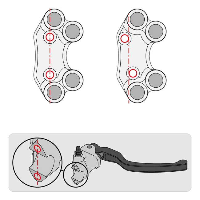 Lenkerschalter Street rechts JetPrime Ducati Panigale V2 890 (25-26) JP PLD 066 – fluchtendes Lochbild