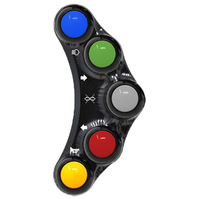 Lenkerschalter Street links JetPrime BMW S1000RR K46 (15-18) JP PLS 008