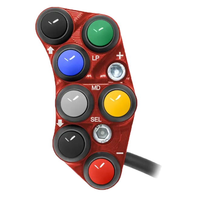 Lenkerschalter Race links JetPrime Ducati Panigale V4/S/R (18-24) JP PSR DU020