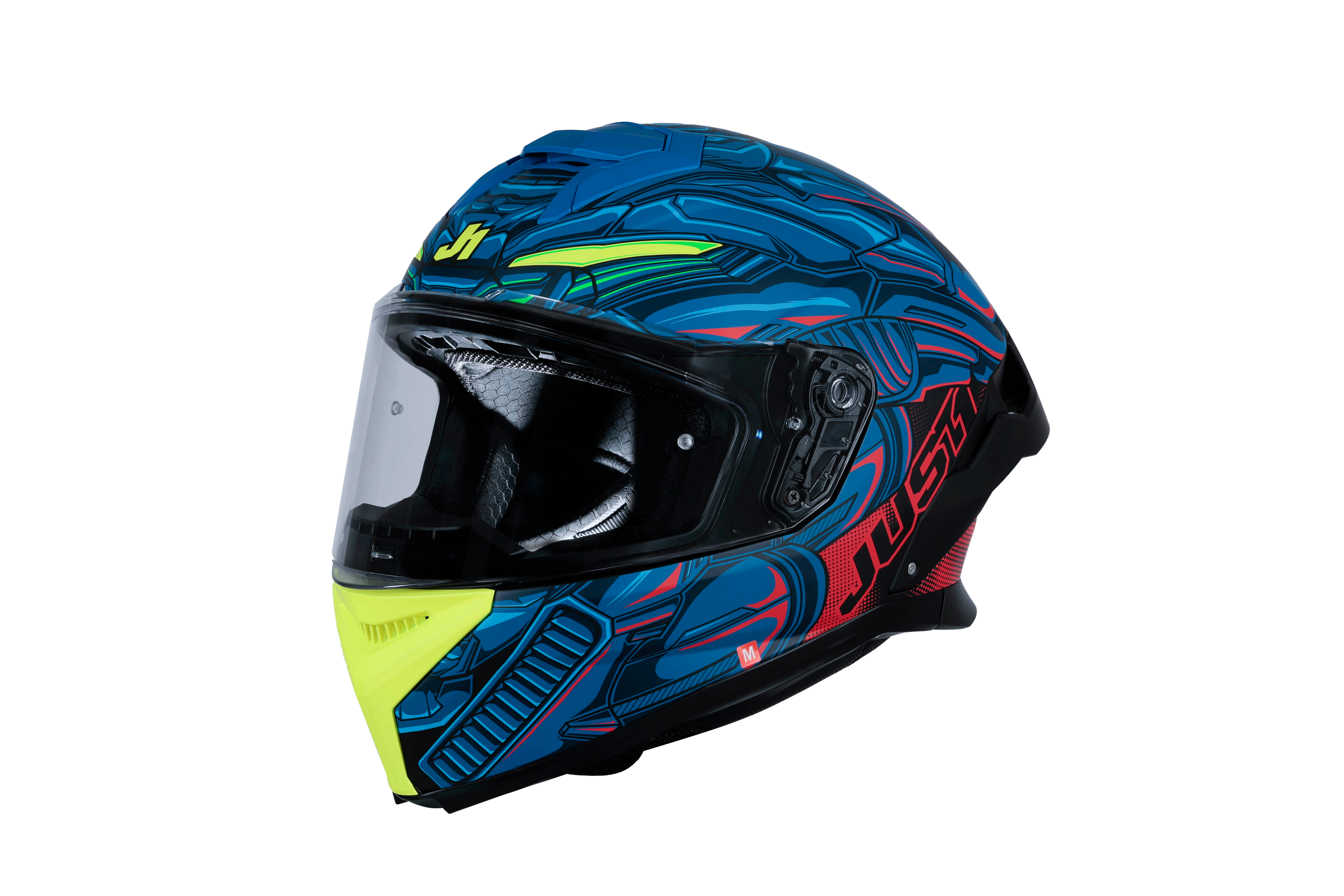 Just1 J-STR Helm Titan Rot / Blau / Schwarz Matt 6030390214004
