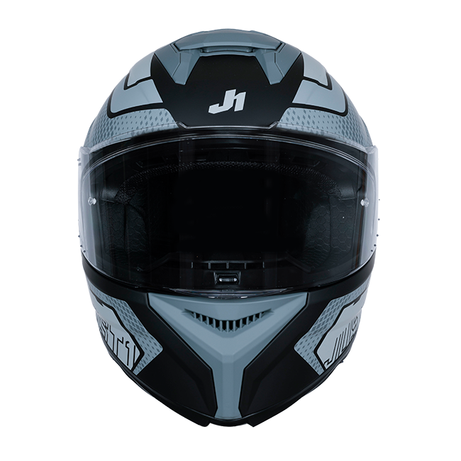 Just1 J-STR Helm Union Grau / Schwarz Matt 6030390201001