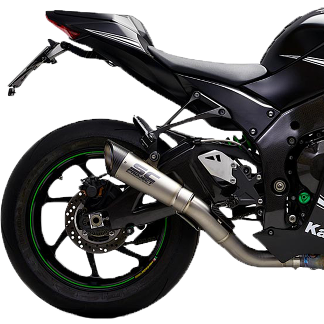 SC-Project Slip-On S1 + KAT-Ersatzrohr Kawasaki ZX-10 R/RR (16-20) K22A-DET41T
