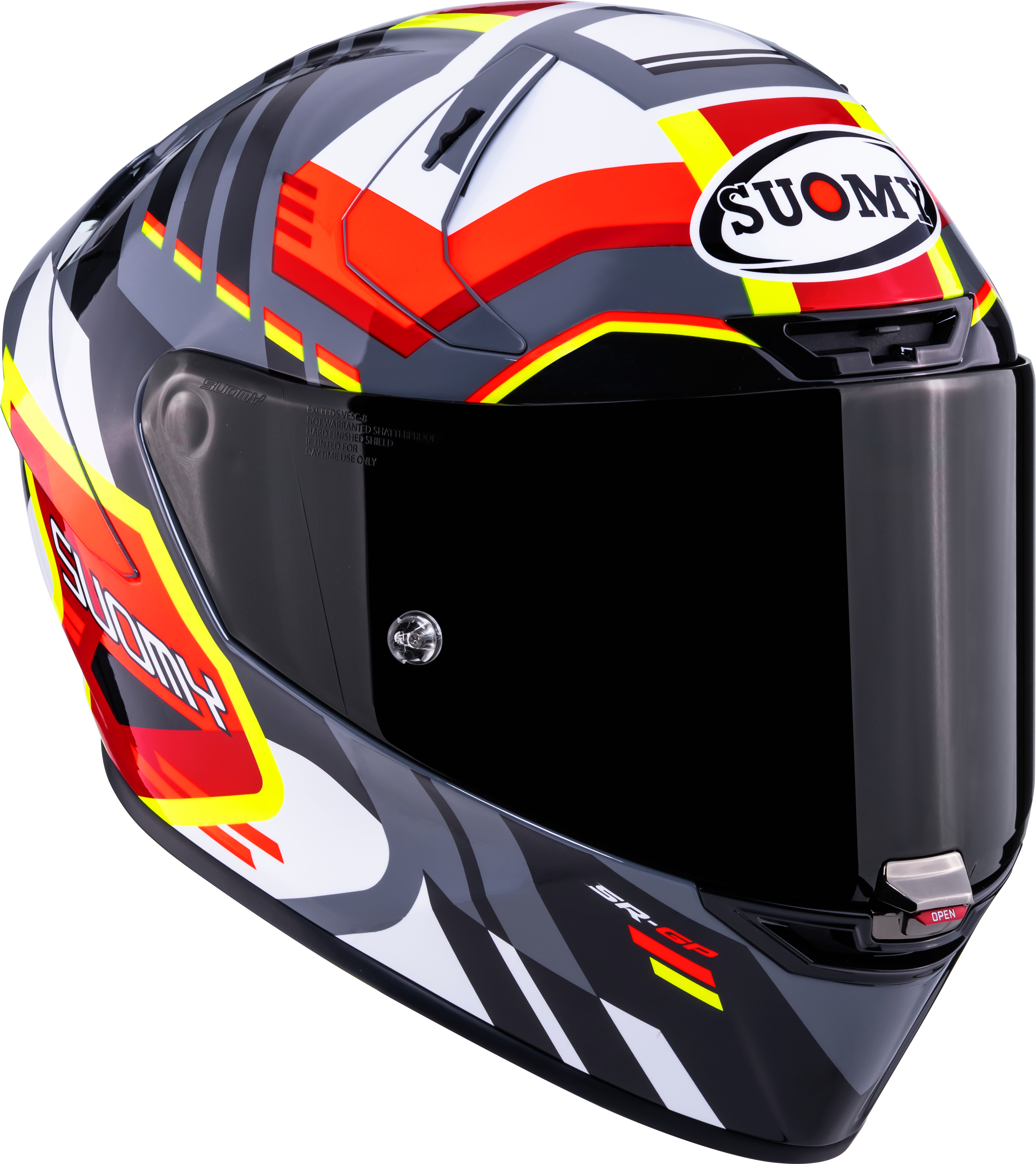 Suomy SR-GP Evo Helm Infrared Weiß/Schwarz/Rot K6S20024